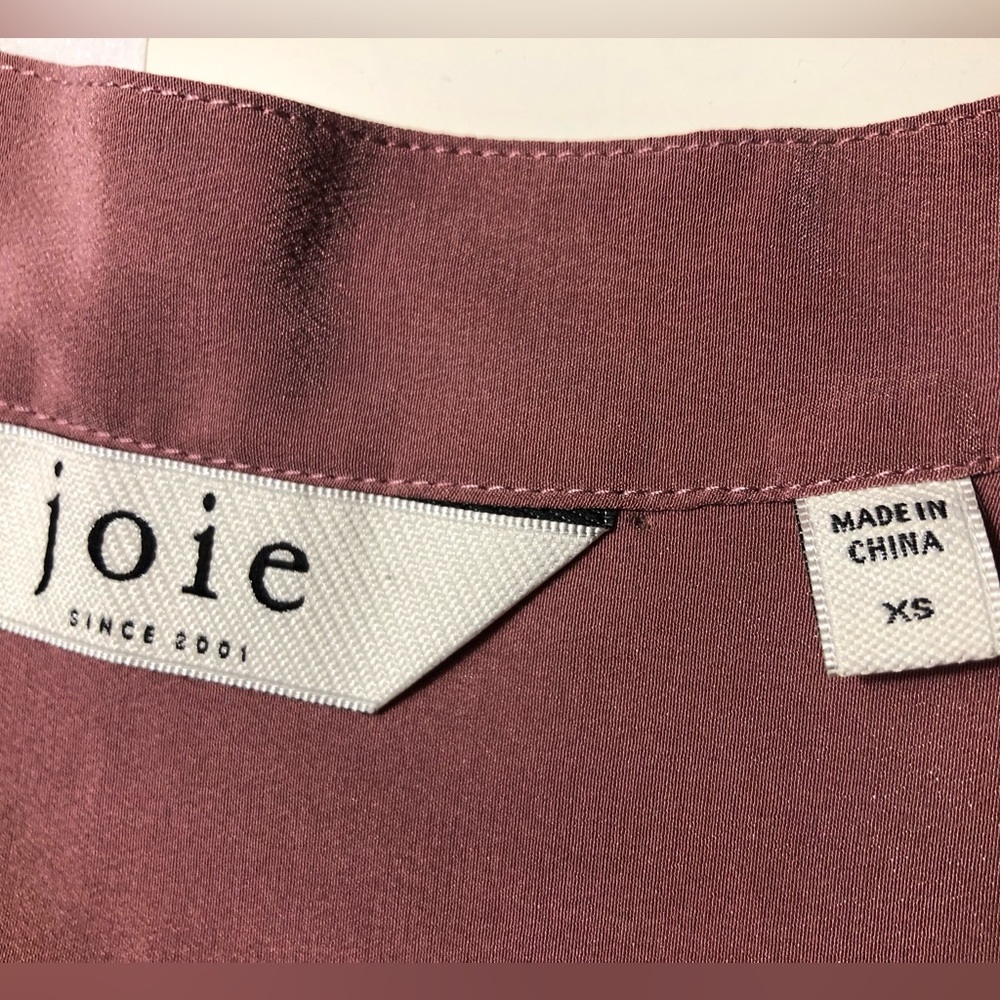 Joie Dusty Rose V-Neck Long-Sleeve Blouse - Picture 6 of 13